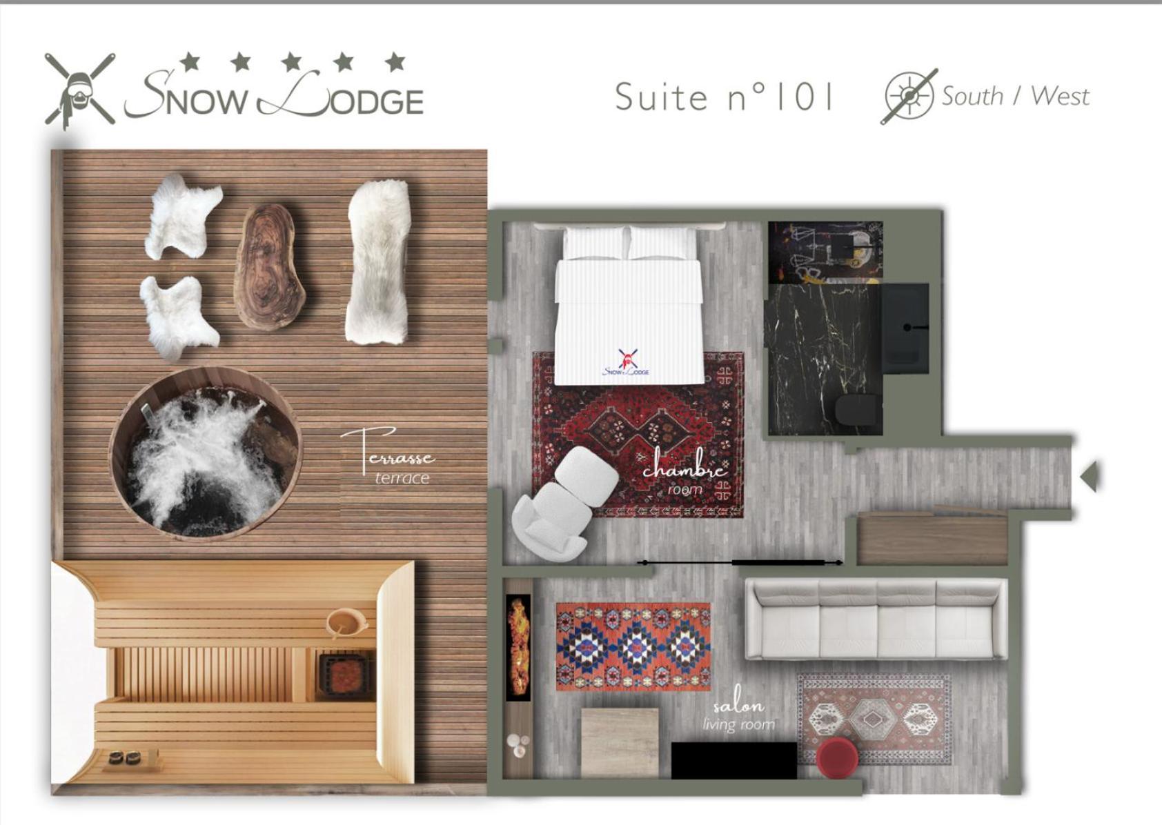 Snow Lodge Hotel Courchevel 1850 エクステリア 写真