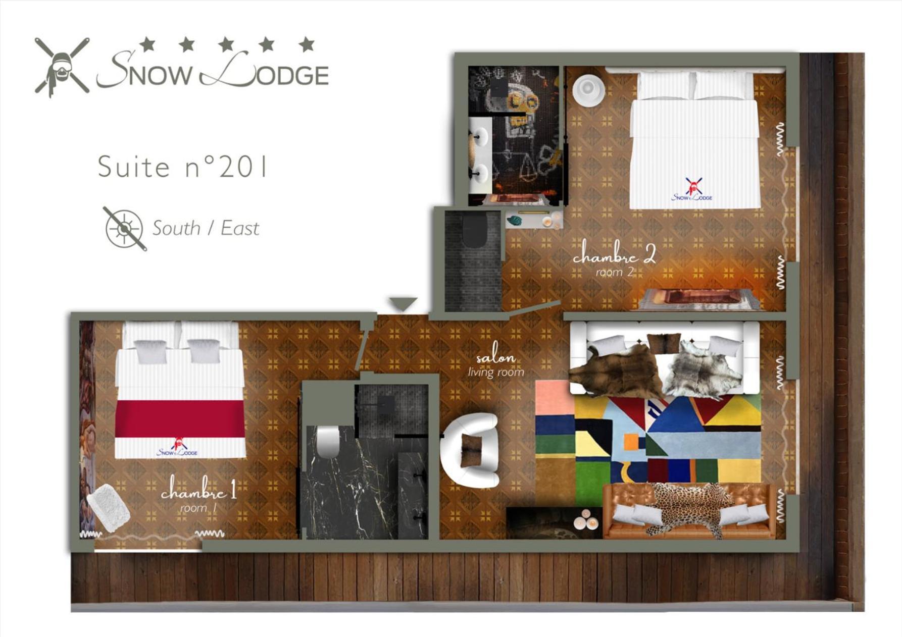 Snow Lodge Hotel Courchevel 1850 エクステリア 写真