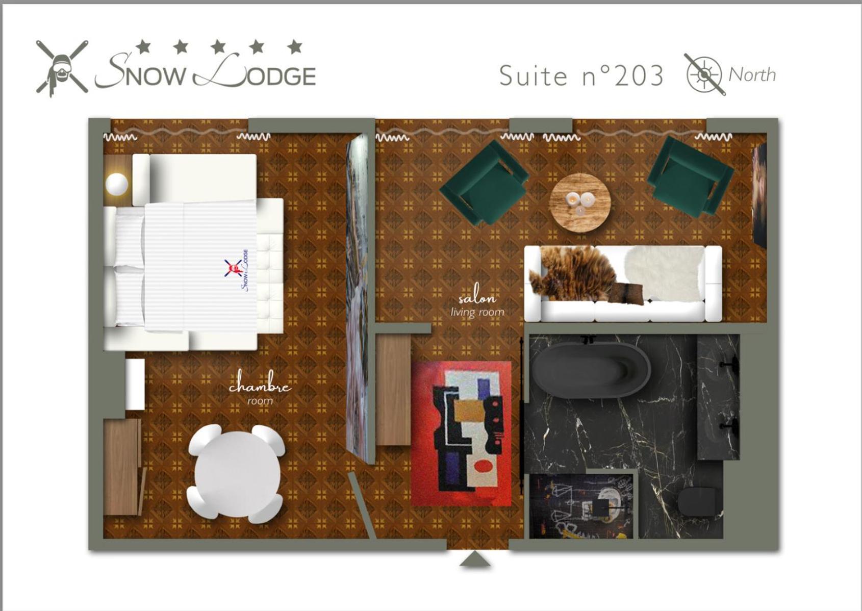 Snow Lodge Hotel Courchevel 1850 エクステリア 写真