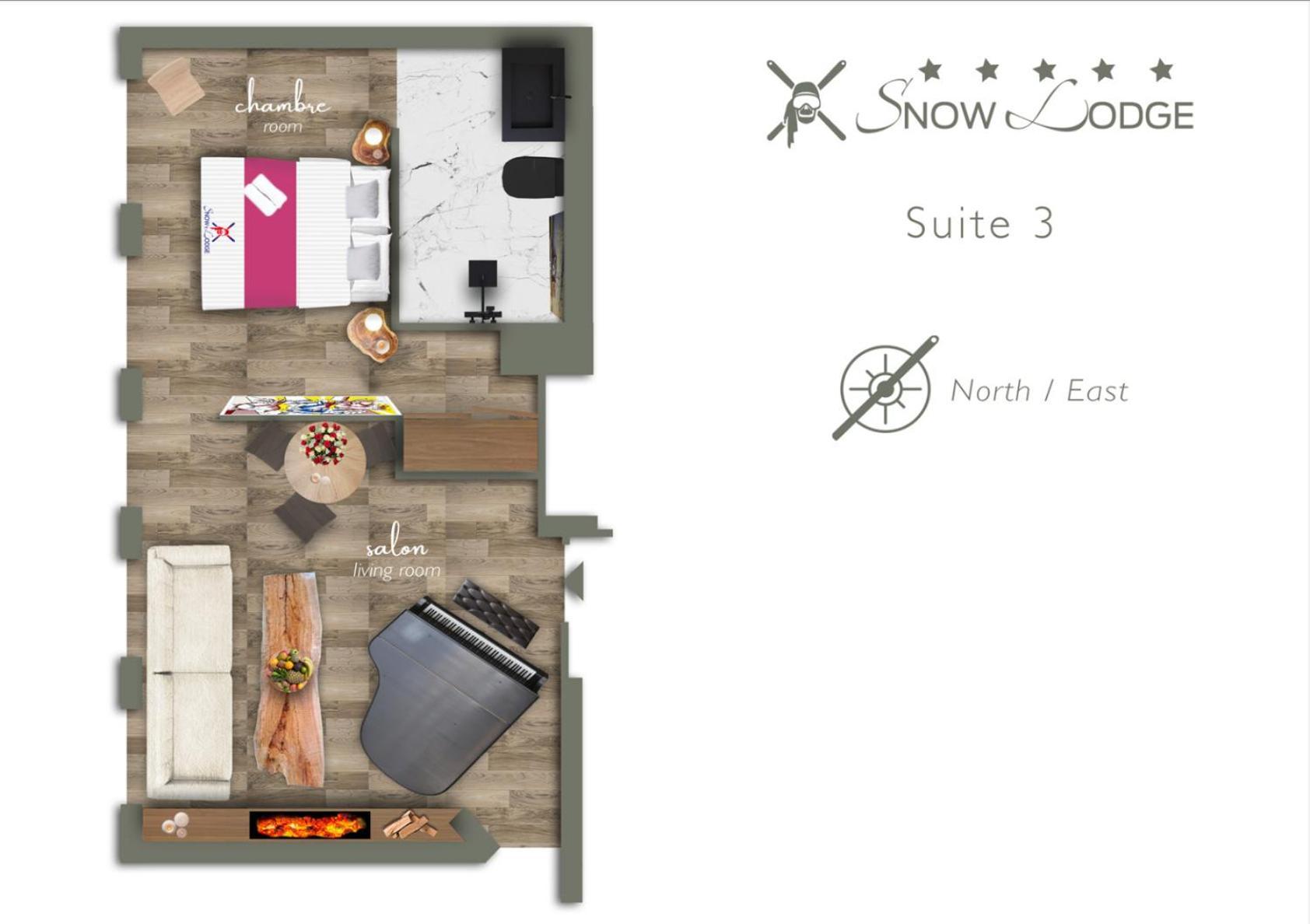 Snow Lodge Hotel Courchevel 1850 エクステリア 写真